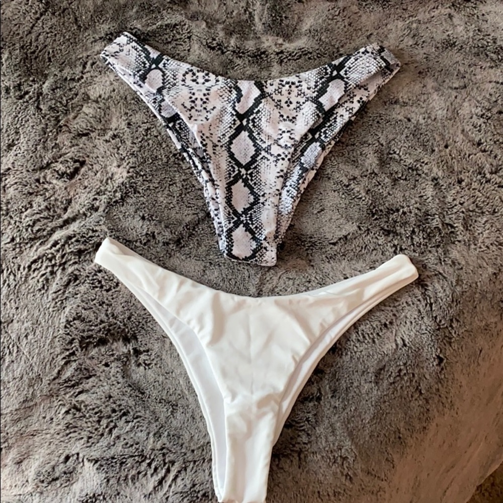High cut bikini bottom bundle